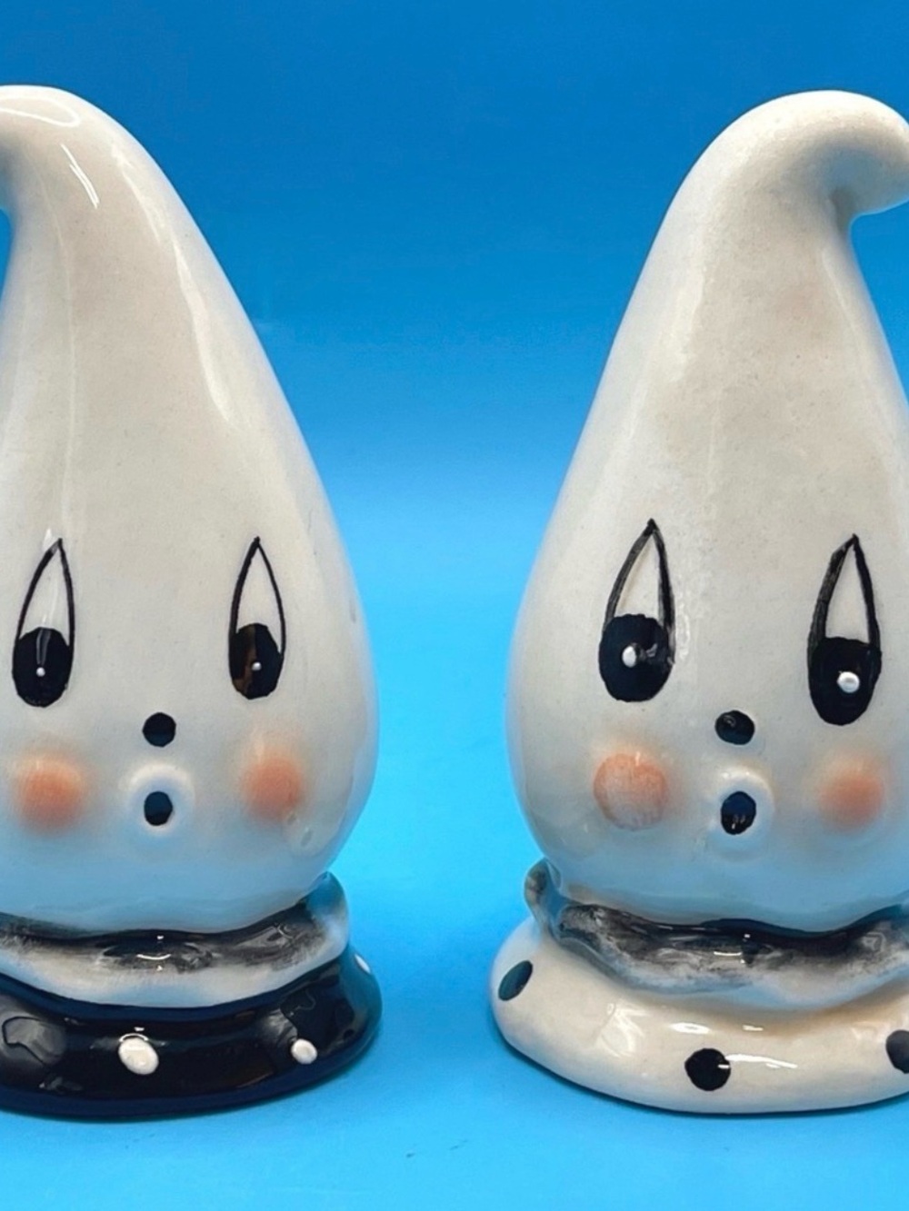 Johanna Parker Vintage Ghost Salt & Pepper Shakers